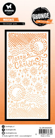 Studio Light Christmas Post Grunge Mask (SL-GR-MASK351) Studio Light Christmas Post Grunge Mask (SL-GR-MASK351)