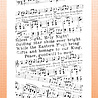 Studio Light Music Sheet Grunge Clear Stamp (SL-GR-STAMP839) Studio Light Music Sheet Grunge Clear Stamp (SL-GR-STAMP839)