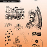 Studio Light Santa Toy Factory Grunge Clear Stamp (SL-GR-STAMP843) Studio Light Santa Toy Factory Grunge Clear Stamp (SL-GR-STAMP843)