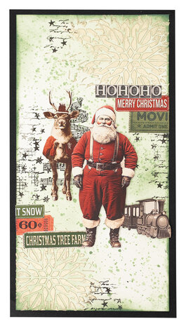 Studio Light Santa Toy Factory Grunge Clear Stamp (SL-GR-STAMP843)