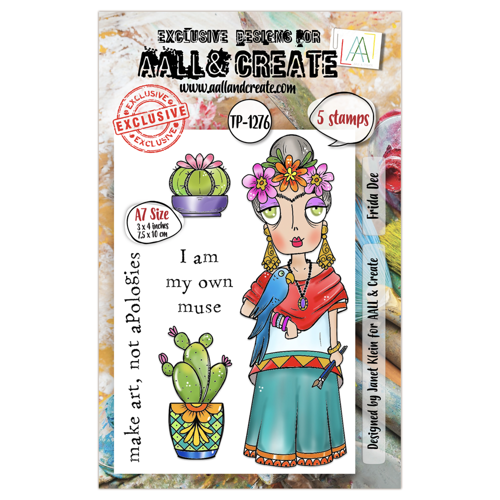 Aall and Create A Year in Bloom A7 Stamp Set Frida Dee (AALL-TP-1276) Aall and Create A Year in Bloom A7 Stamp Set Frida Dee (AALL-TP-1276)