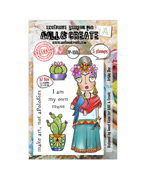 Aall and Create A Year in Bloom A7 Stamp Set Frida Dee (AALL-TP-1276)