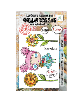 Aall and Create A Year in Bloom A7 Stamp Set Heartfelt (AALL-TP-1284)