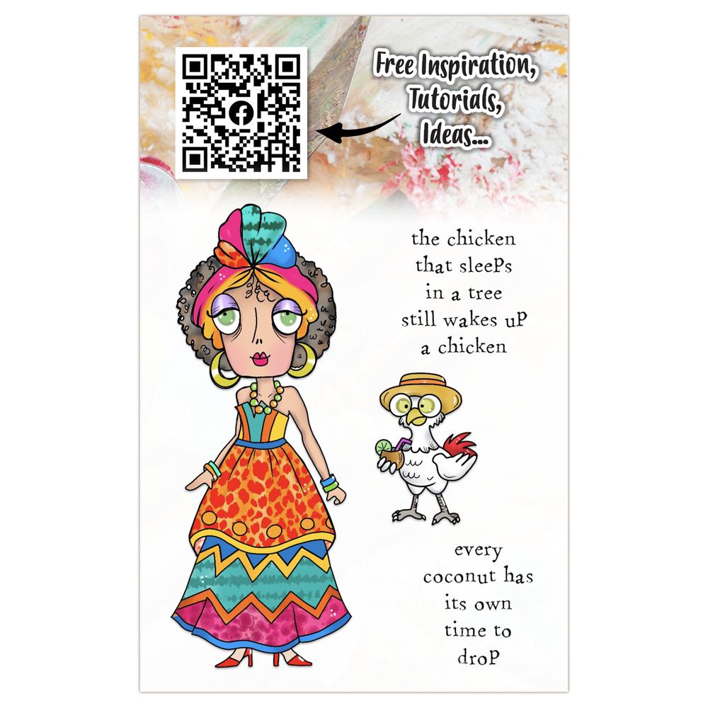 Aall and Create A Year in Bloom A7 Stamp Set Island Queen Dee (AALL-TP-1277) Aall and Create A Year in Bloom A7 Stamp Set Island Queen Dee (AALL-TP-1277)