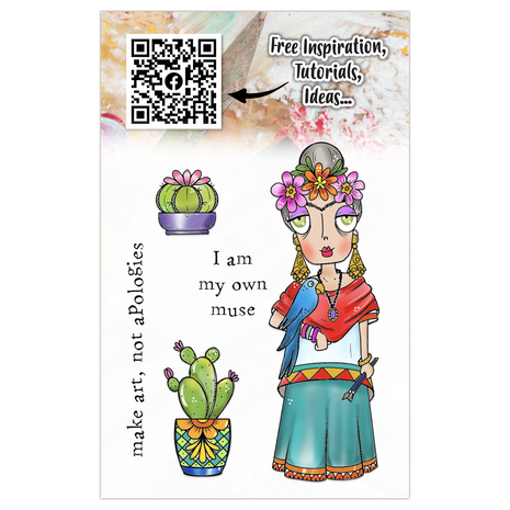 Aall and Create A Year in Bloom A7 Stamp Set Frida Dee (AALL-TP-1276) Aall and Create A Year in Bloom A7 Stamp Set Frida Dee (AALL-TP-1276)