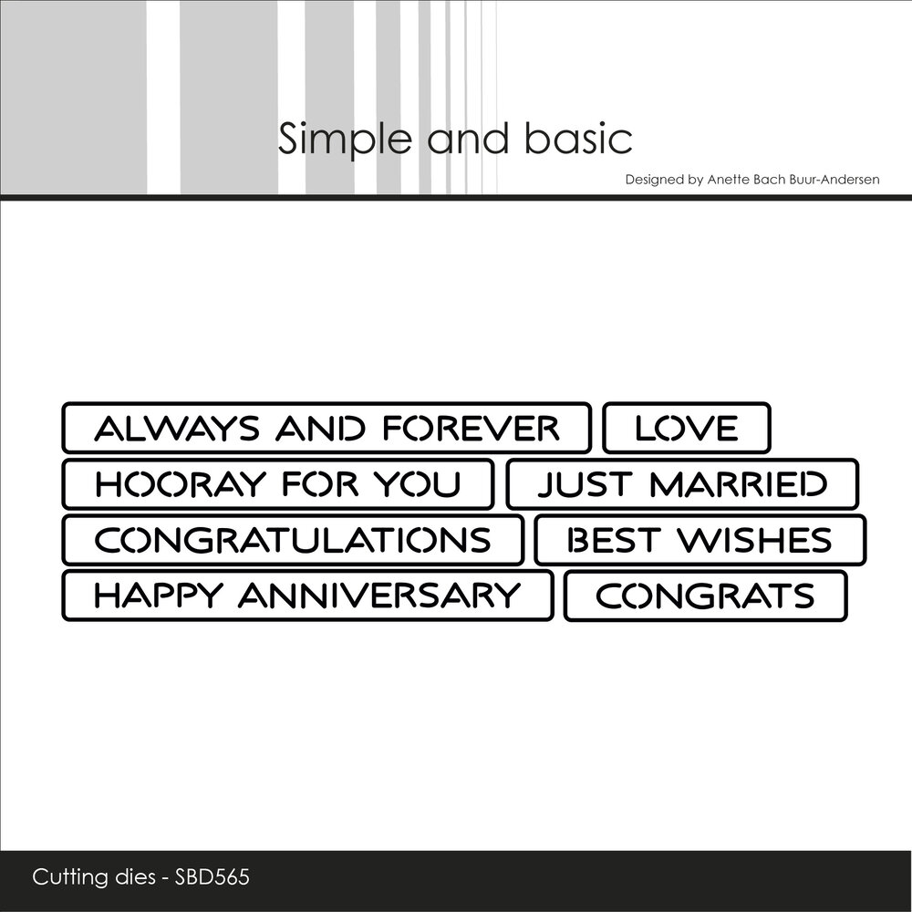 Simple and Basic All-in-one Plate - Love Dies (SBD565)