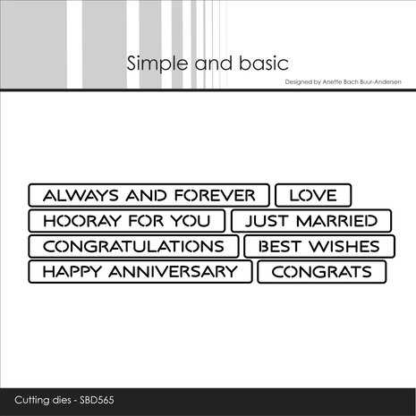 Simple and Basic All-in-one Plate - Love Dies (SBD565)