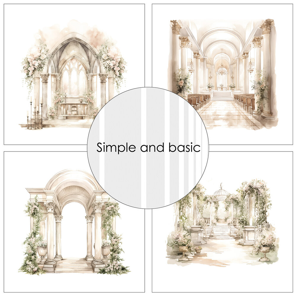 Simple and Basic A Sense of Romance 6x6 Inch Paper Pack (SBP550)