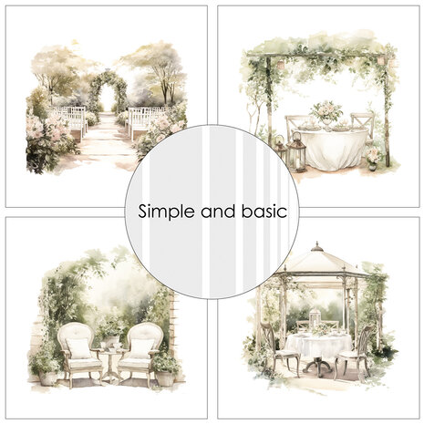Simple and Basic A Sense of Romance 6x6 Inch Paper Pack (SBP550)