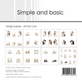 Simple and Basic All that Love 6x6 Inch Paper Pack (SBP551)