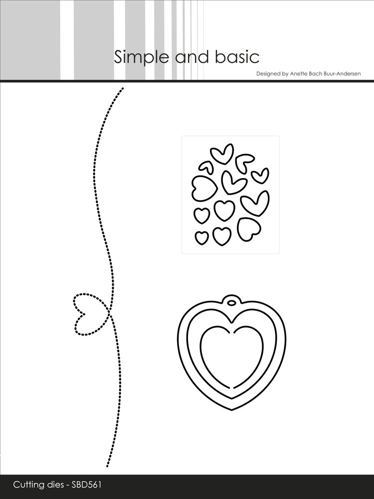 Simple and Basic Happy Hearts Dies (SBD561)