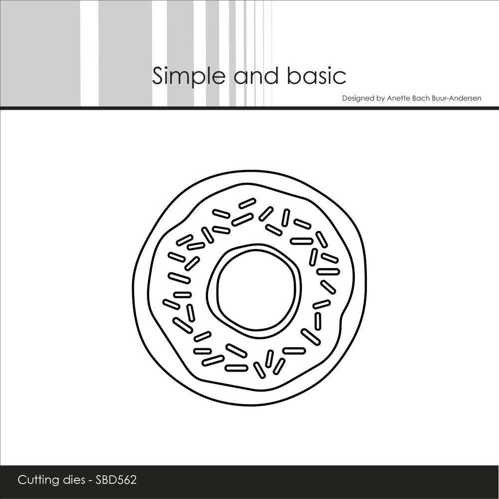 Simple and Basic Dougnuts and Sprinkles Dies (SBD562) Simple and Basic Dougnuts and Sprinkles Dies (SBD562)