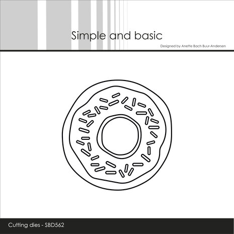 Simple and Basic Dougnuts and Sprinkles Dies (SBD562) Simple and Basic Dougnuts and Sprinkles Dies (SBD562)