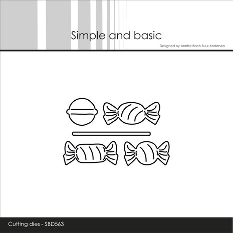 Simple and Basic Lollipop and Sweets Dies (SBD563)