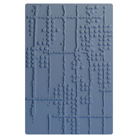 Sizzix Multi-Level Embossing Folder by Seth Apter Dot Matrix (666904) Sizzix Multi-Level Embossing Folder by Seth Apter Dot Matrix (666904)
