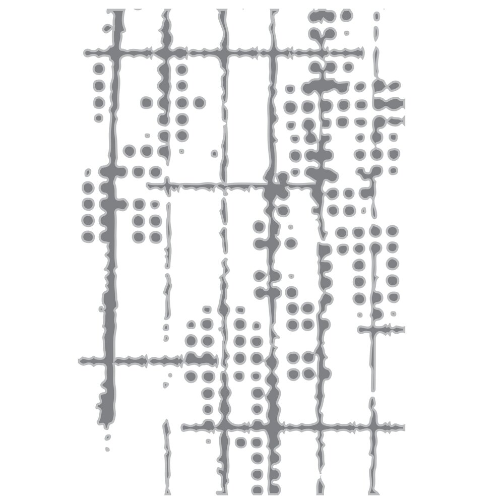 Sizzix Multi-Level Embossing Folder by Seth Apter Dot Matrix (666904) Sizzix Multi-Level Embossing Folder by Seth Apter Dot Matrix (666904)