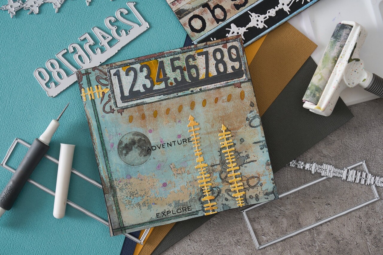 Sizzix Thinlits Die by Seth Apter Borderlines (7pcs) (666906)