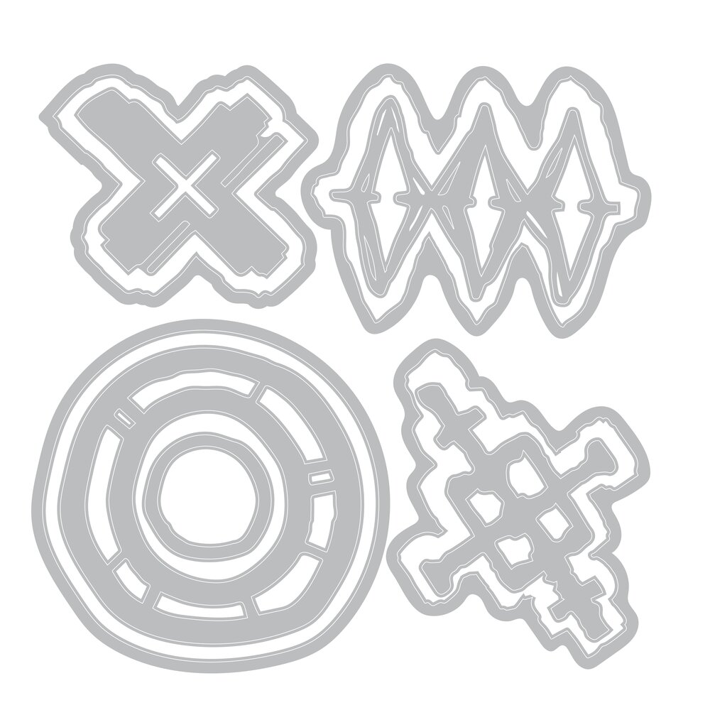 Sizzix Thinlits Die by Seth Apter Roundabouts (9pcs) (666907)