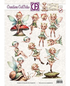 Creatief Art Forest Fairies 02 Creative CutOuts (CCO-020)