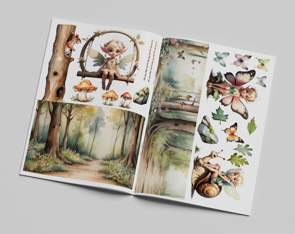 Creatief Art Forest Fairies Book Creative CutOuts (CCOBOEK-004) Creatief Art Forest Fairies Book Creative CutOuts (CCOBOEK-004)