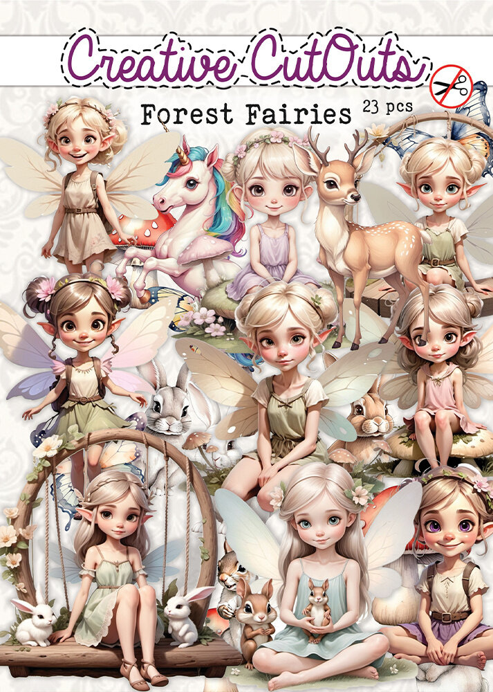 Creatief Art Forest Fairies Die-Cuts Creative CutOuts (23pcs) (CCODC-004)