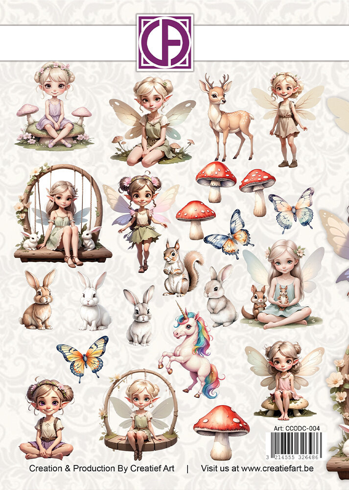 Creatief Art Forest Fairies Die-Cuts Creative CutOuts (23pcs) (CCODC-004)