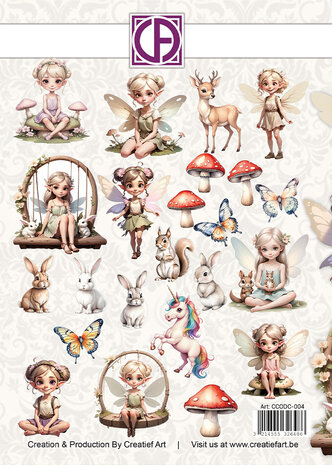 Creatief Art Forest Fairies Die-Cuts Creative CutOuts (23pcs) (CCODC-004)