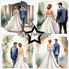 Paper Favourites Bride & Groom 6x6 Inch Paper Pad (PF541) Paper Favourites Bride & Groom 6x6 Inch Paper Pad (PF541)