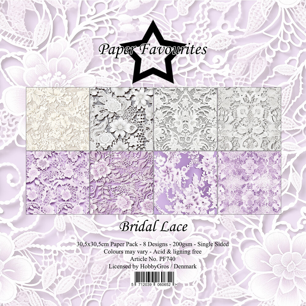 Paper Favourites Bridal Lace 12x12 Inch Paper Pad (PF740)