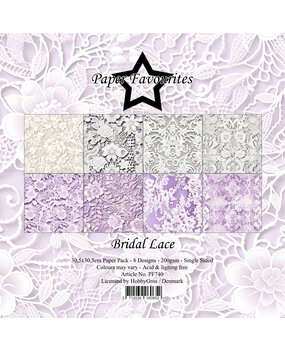 Paper Favourites Bridal Lace 12x12 Inch Paper Pad (PF740)