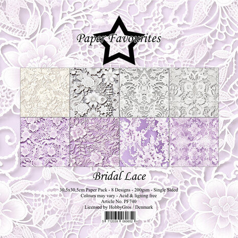 Paper Favourites Bridal Lace 12x12 Inch Paper Pad (PF740)