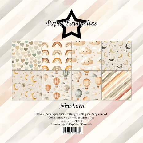 Paper Favourites Newborn 12x12 Inch Paper Pad (PF743) Paper Favourites Newborn 12x12 Inch Paper Pad (PF743)