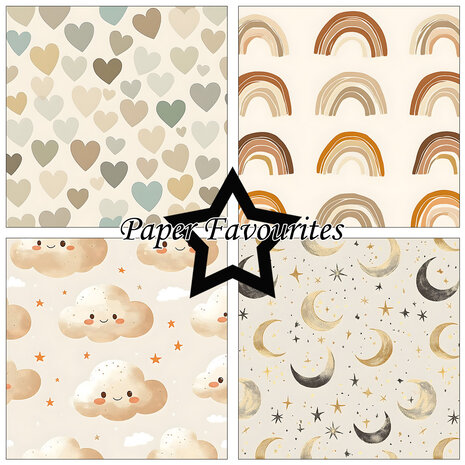 Paper Favourites Newborn 12x12 Inch Paper Pad (PF743) Paper Favourites Newborn 12x12 Inch Paper Pad (PF743)