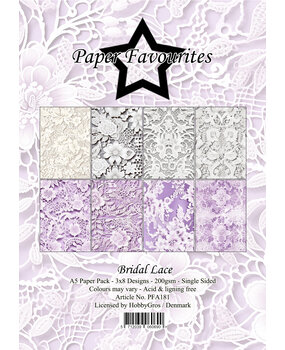 Paper Favourites Bridal Lace A5 Paper Pad (PFA181)