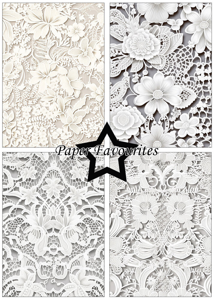 Paper Favourites Bridal Lace A5 Paper Pad (PFA181)