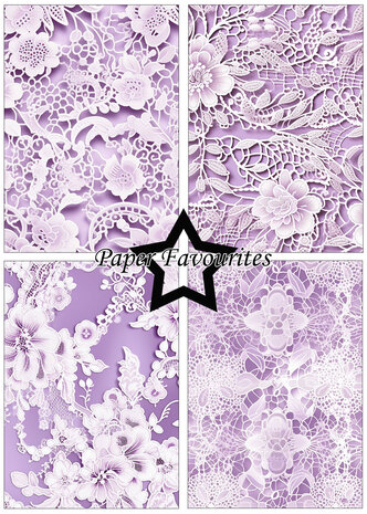 Paper Favourites Bridal Lace A5 Paper Pad (PFA181)