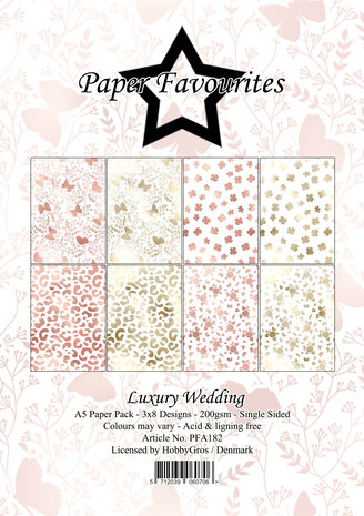 Paper Favourites Luxury Wedding A5 Paper Pad (PFA182)