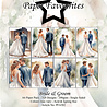 Paper Favourites Bride & Groom A6 Paper Pad (PFA582)