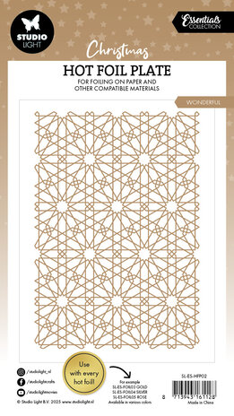 Studio Light Wonderful Christmas Hot Foil Plate (SL-ES-HFP02)