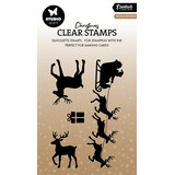 Studio Light Santa & Rendeer Christmas Clear Stamp (SL-ES-STAMP855)