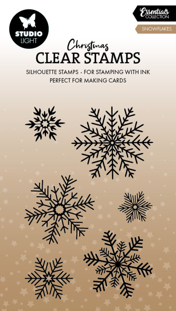 Studio Light Snowflakes Christmas Clear Stamp (SL-ES-STAMP856)
