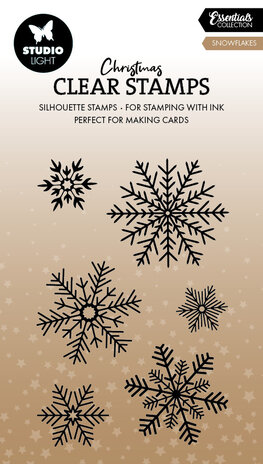 Studio Light Snowflakes Christmas Clear Stamp (SL-ES-STAMP856)