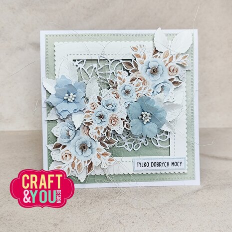 Craft & You Design Flower Background Dies (CW351)