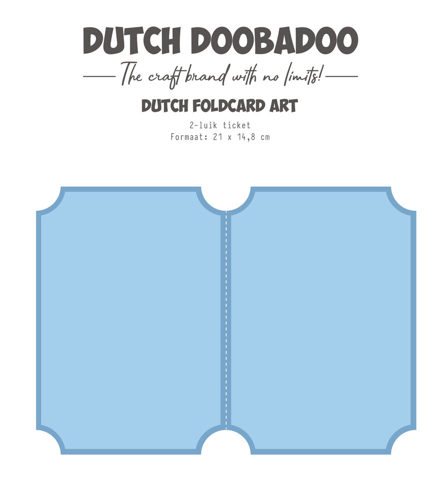 Dutch Doobadoo Sea World Card Art A5 2-Luik Ticket (470.784.383) (OUTLET)