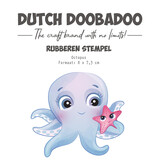 Dutch Doobadoo Sea World Rubber Stamp A7 Octopus (497.004.035)