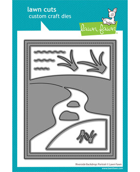 Lawn Fawn Riverside Backdrop Portrait Lawn Cuts Dies (LF3816)