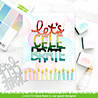Lawn Fawn Balloon Background Stencils (LF3817) Lawn Fawn Balloon Background Stencils (LF3817)