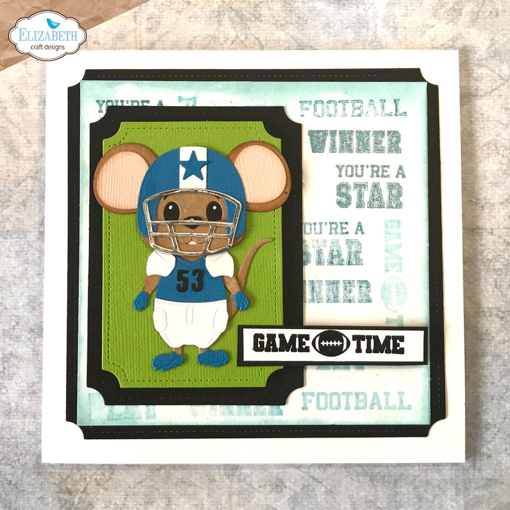 Elizabeth Craft Designs Good Times Stamps Sport Sentiments (CS412)