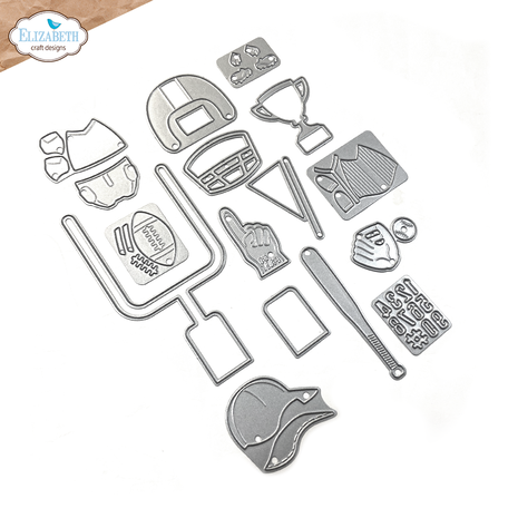 Elizabeth Craft Designs Good Times Die Football/ Baseball Accessories (2261)