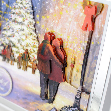 Katy Sue Designs A Christmas Walk 3D Die-Cut Decoupage (3pcs) (11-DCD616)